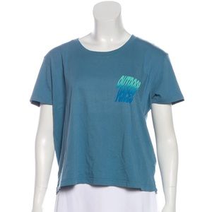 Outdoor voices women’s blue t shirt size L